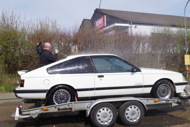 Die erste Dusche nach 32 Jahren.